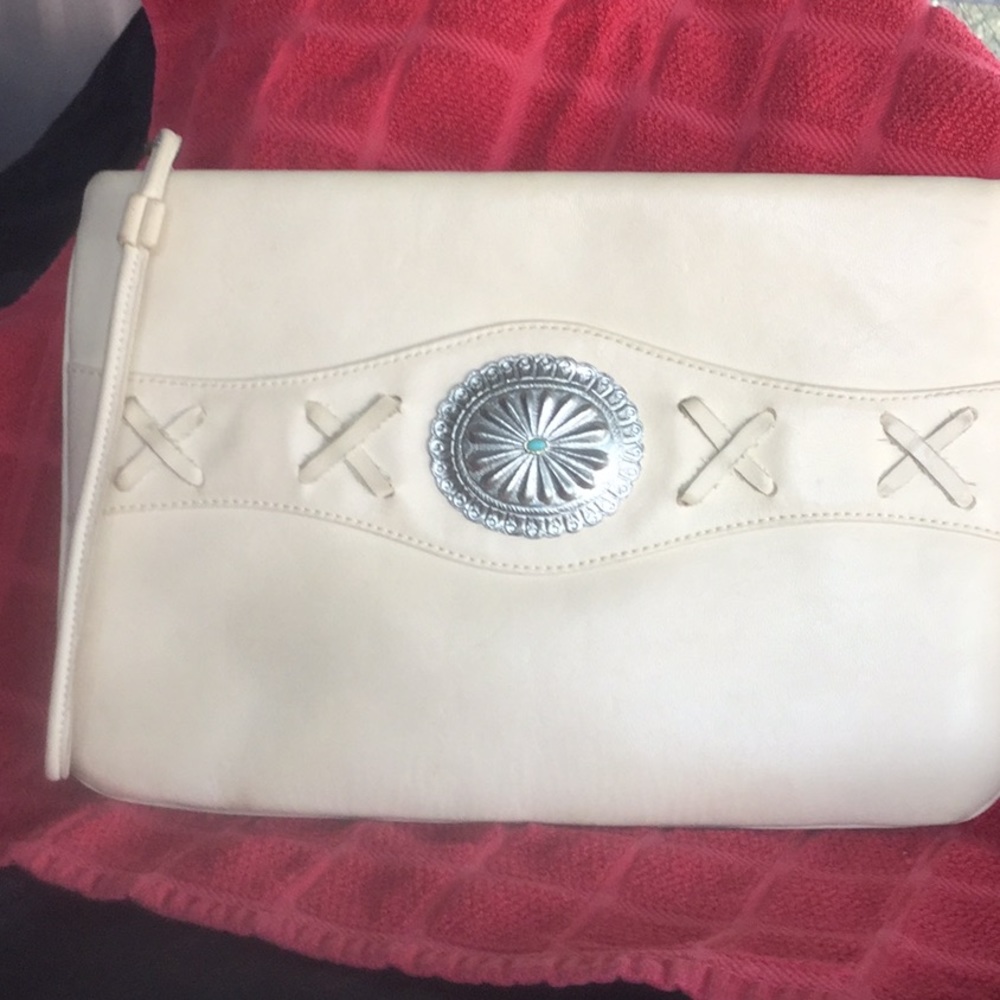 Meyers clutch leather